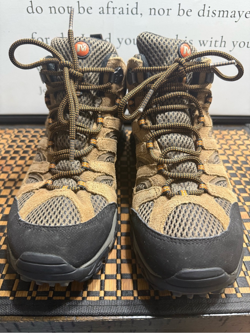 Merrell Tan and Black Men's Hiking Boots SZ-8.5 Box17